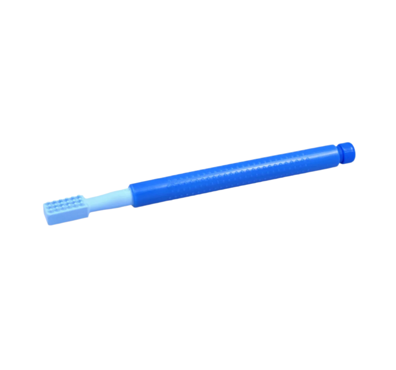 ARK Z-Vibe oral motor tool with blue handle and attached Probe Tip, designed for speech and sensory therapy