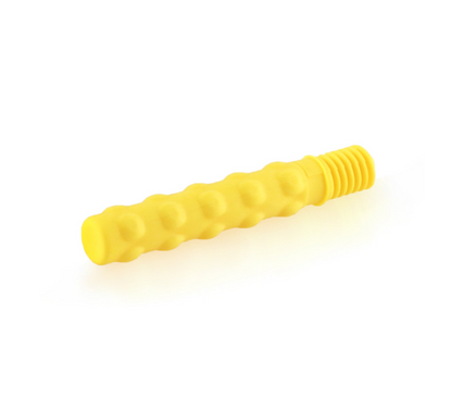 ARK Bite-n-Chew Tip XL in yellow – Z-Vibe oral motor therapy tool for jaw strength and chewing, may be NDIS funded.