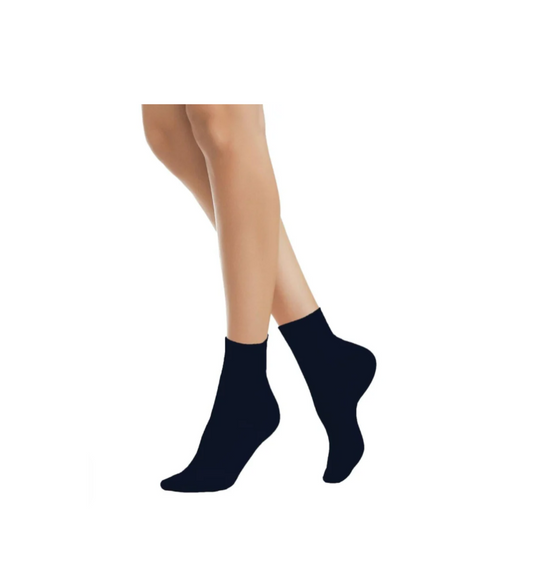 CalmCare black sensory socks for kids – seamless, compression design for sensitive feet, potentially NDIS-funded