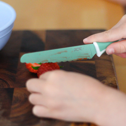 KiddiKutter Safe Knife - Sea Green
