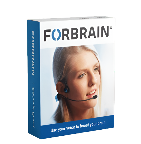 Forbrain bone conduction headset packaging – a therapy tool to support speech, memory, and auditory processing in children and adults; may be eligible for NDIS funding
