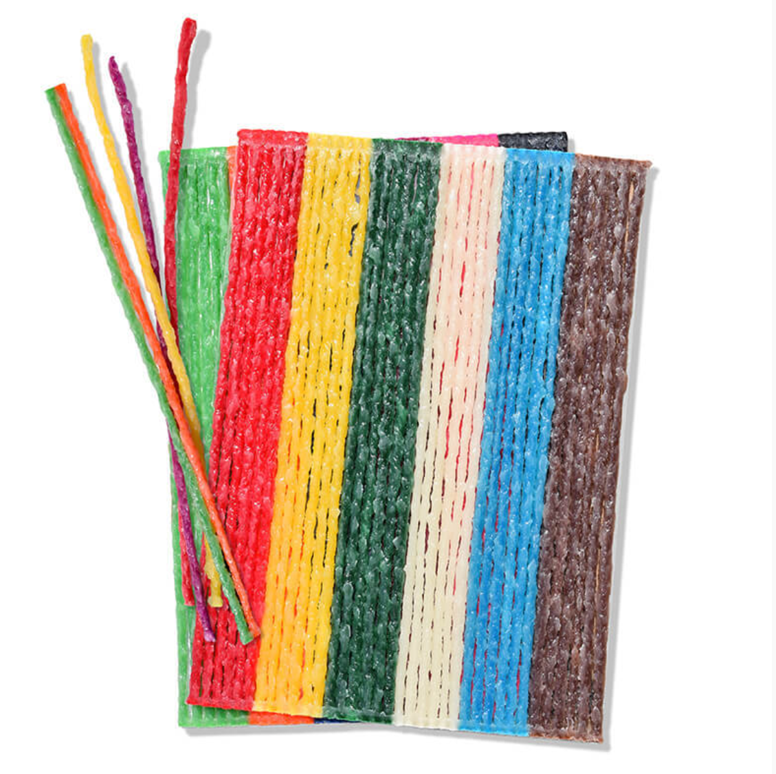 Reusable Wikki Stix in rainbow colours – tactile sensory tool for preschoolers, often used in NDIS-funded early learning programs