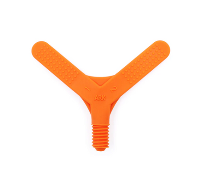 ARK Y Tip Bite Blocks for the Z-Vibe - Orange. May be NDIS funded.