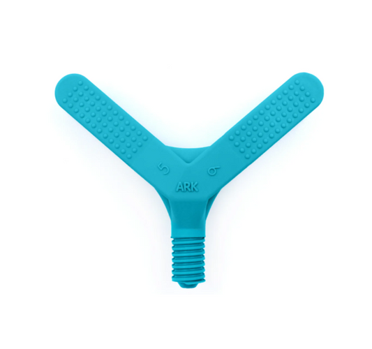 ARK Y Tip Bite Blocks for the Z-Vibe - Teal. May be NDIS funded.