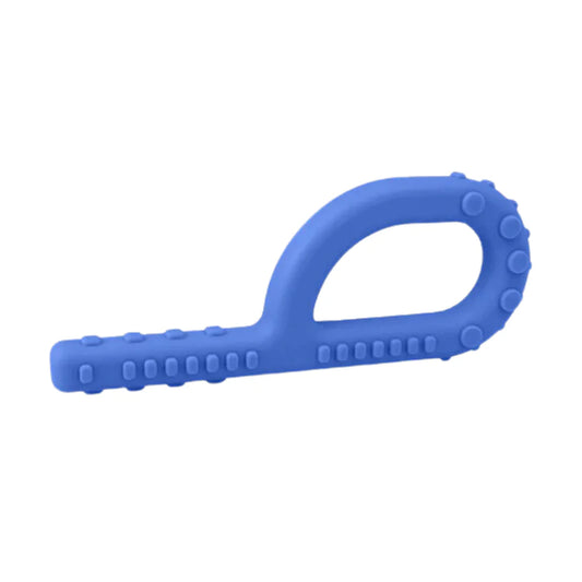 royal blue ARK textured grabber for oral motor and sensory needs. May be NDIS funded.
