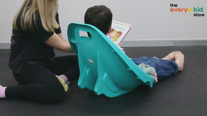 School Floor Chairs Green | Set of 4