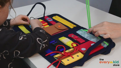 Montessori Activity Sensory Board