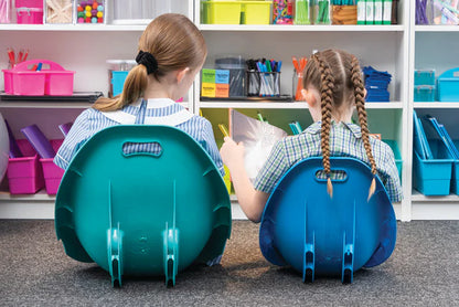 School Floor Chairs Green | Set of 4